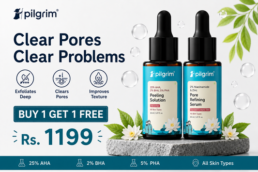 (Buy 1 Get 1 Free) Pilgrim 25% AHA + 2% BHA + 5% PHA Peeling Solution