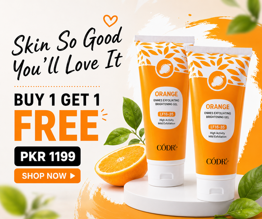 BUNDLE CODRA Orange Enzymes Exfoliating Brightening Gel LF16-35 | Natural Face Scrub |