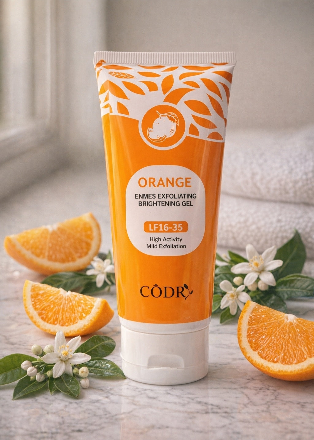 BUNDLE CODRA Orange Enzymes Exfoliating Brightening Gel LF16-35 | Natural Face Scrub |