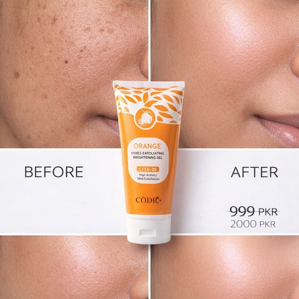 BUNDLE CODRA Orange Enzymes Exfoliating Brightening Gel LF16-35 | Natural Face Scrub |